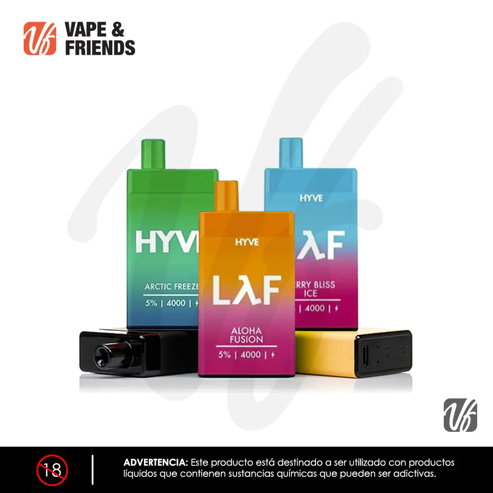 Hyve X LAF 5000puff – Desechable