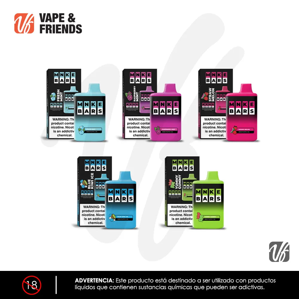 https://vapeandfriends.co/products/mnke-bars-6500puff-caja-x10-unidades?_pos=1&_psq=MNKE+Bars+6500puff+-+Caja+x10+unidades&_ss=e&_v=1.0&variant=48953895911726